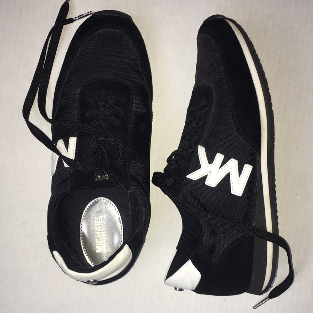 MICHAEL Michael Kors Black MK Logo Sneakers — Women’s US 8.5 / EU 39
